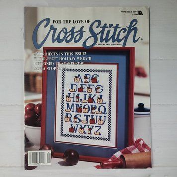 Журнал "For the Love of Cross Stitch за листопад 1997 року 0289063411401197 фото