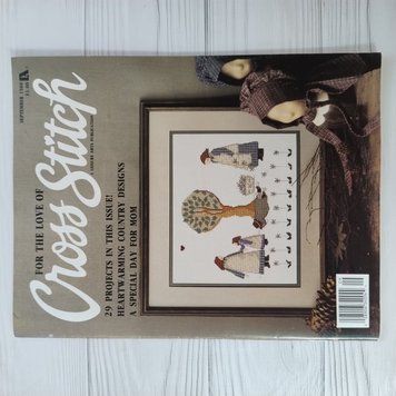 Журнал "For the Love of Cross Stitch за вересень 1988 року 0289063400440988 фото