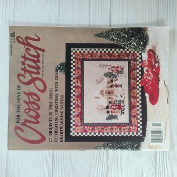 Журнал "For the Love of Cross Stitch за листопад 1988 року 0289063400681188 фото