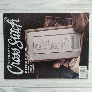 Журнал "For the Love of Cross Stitch за травень 1989 року 0289063401290589 фото