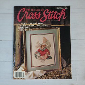 Журнал "For the Love of Cross Stitch за листопад 1989 року 0289063401811189 фото