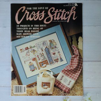 Журнал "For the Love of Cross Stitch за липень 1990 року 0289063402660790 фото