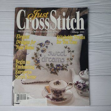 Журнал "Just Cross Stitch за лютий 2001 року jcs0201 фото