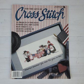 Журнал "For the Love of Cross Stitch за вересень 1990 року 0289063402800990 фото
