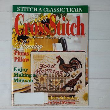 Журнал "Just Cross Stitch за лютий 2002 року jcs0202 фото