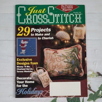 Журнал "Just Cross Stitch за грудень 1996 року jcs1296 фото
