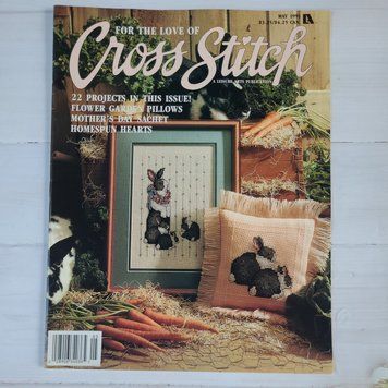 Журнал "For the Love of Cross Stitch за травень 1991 року 0289063403650591 фото