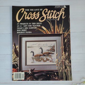 Журнал "For the Love of Cross Stitch за вересень 1991 року 0289063404020991 фото