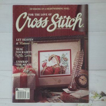 Журнал "For the Love of Cross Stitch за січень 2002 року 0289063416450102 фото