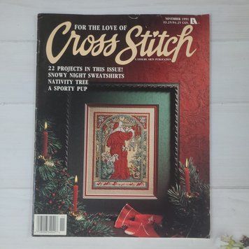 Журнал "For the Love of Cross Stitch за листопад 1991 року 0289063404261191 фото