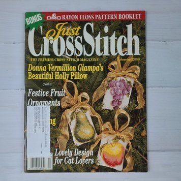 Журнал "Just Cross Stitch за грудень 2000 року jcs1200 фото